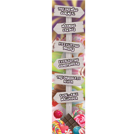 Wonka Chocolate Factory Signpost Banner - 120cm x 30cm