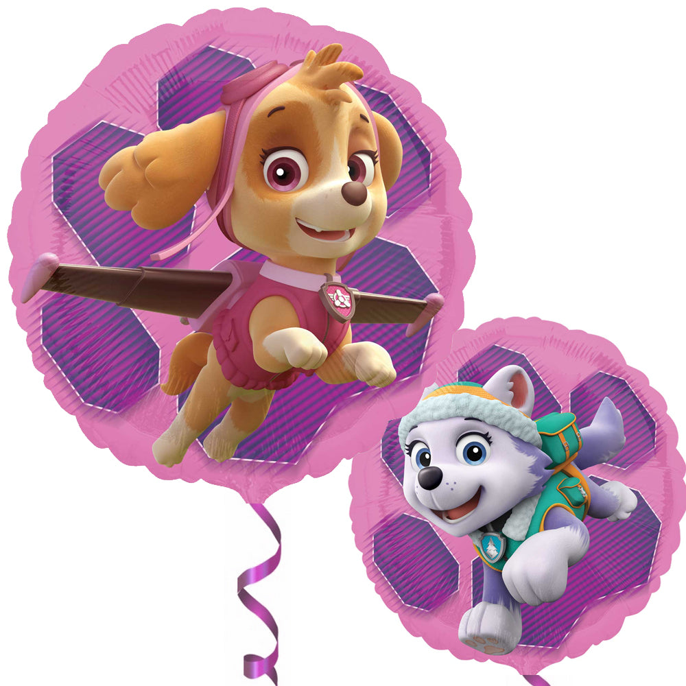 Paw Patrol Skye and Everest Double Sided Foil Balloon - 18"