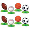 Sports Themed Mini Table Centrepieces - 10cm - Pack of 8