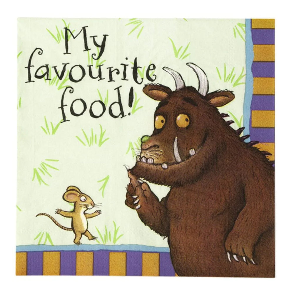 The Gruffalo Party Napkins Pack of 16 Children's Themes Party Packs