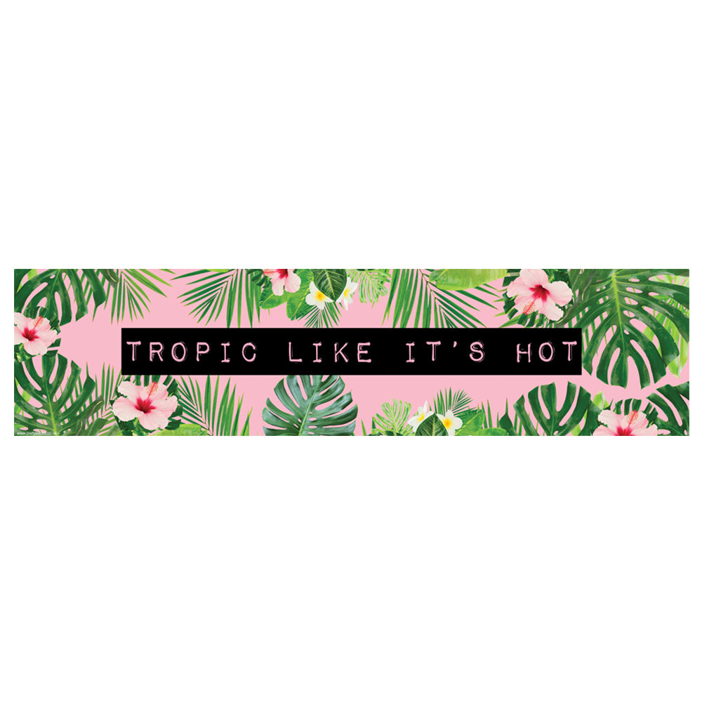 Tropical 'Tropic Like It's Hot' Banner Decoration - 1.2m