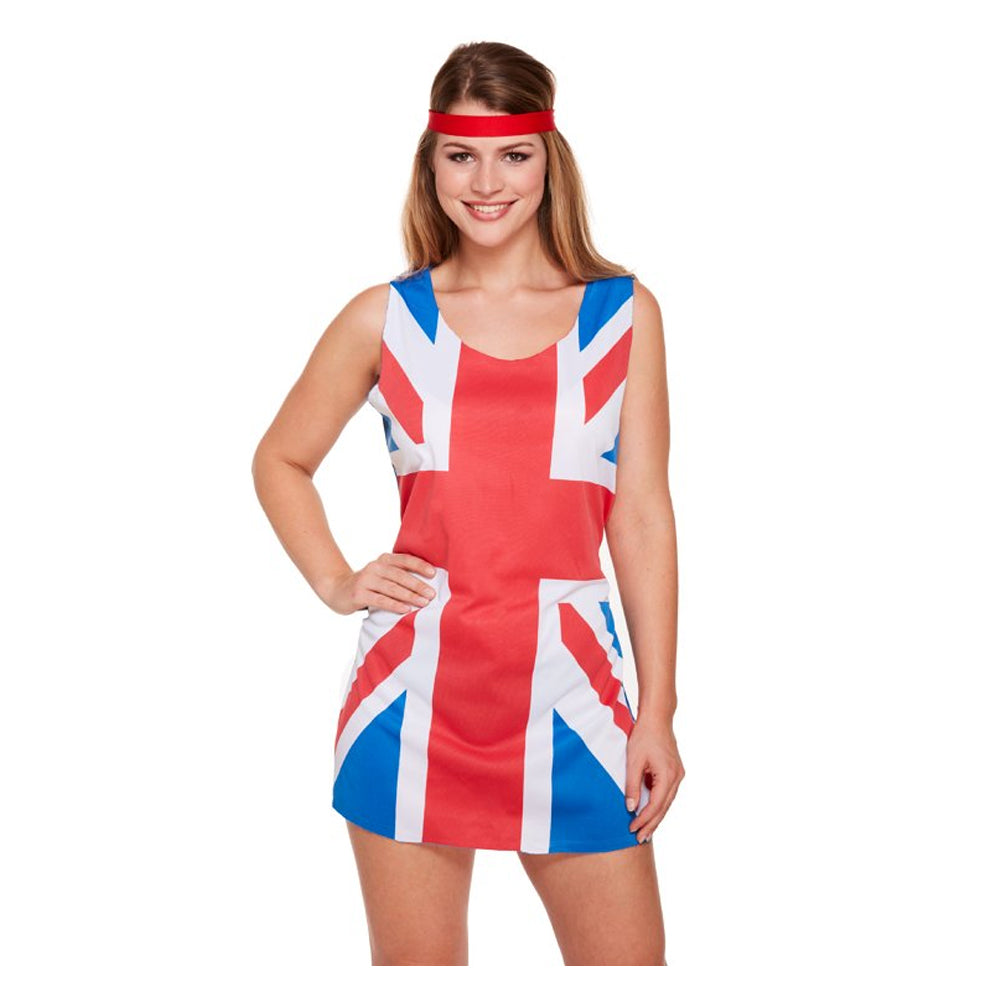 Adult Union Jack Dress One Size Party Packs
