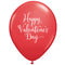 Happy Valentine's Day Red Latex Balloons - 11