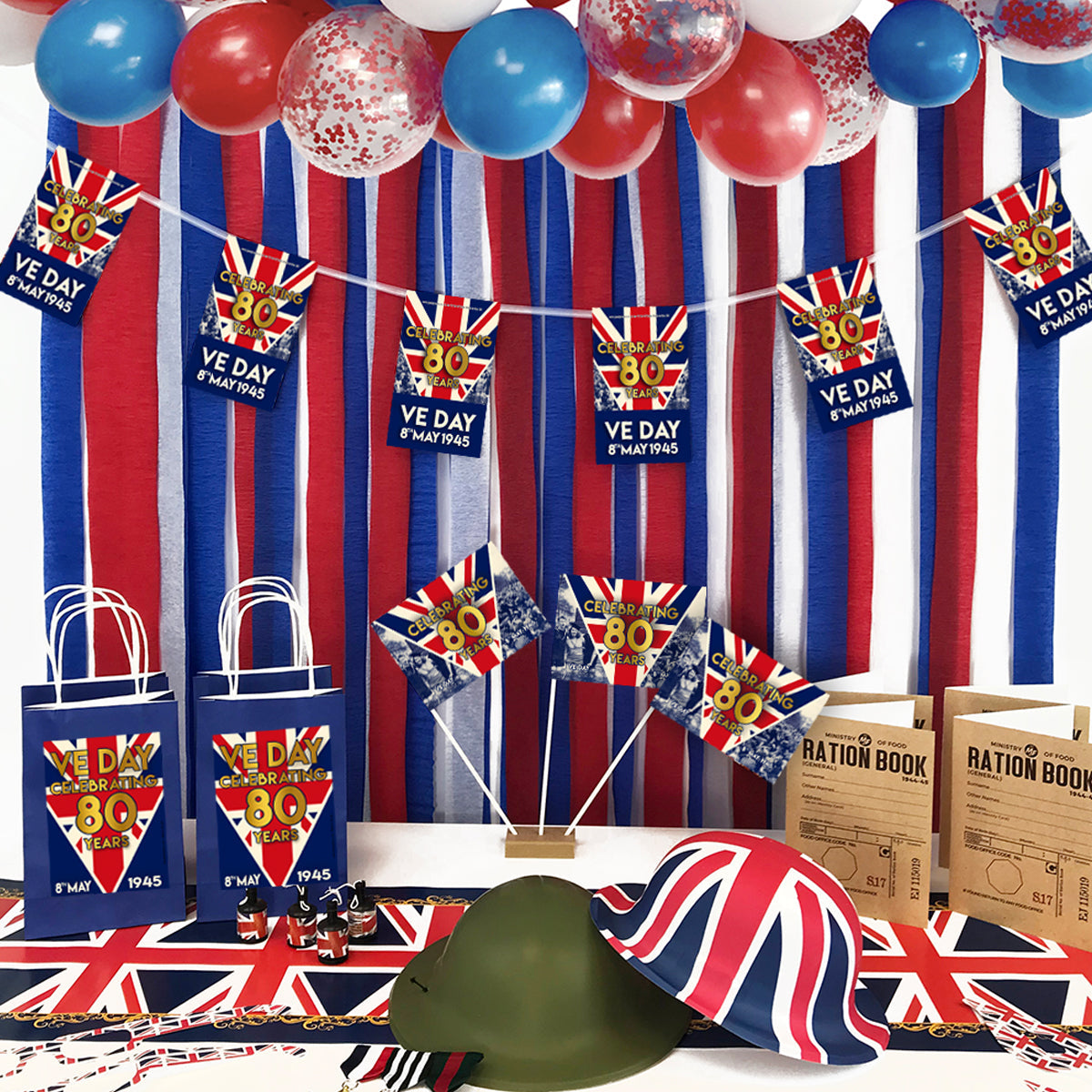 The Best VE Day 80th Anniversary Decorations For Your Party Party Packs The best ve day 80th anniversary decorations for your party party packs