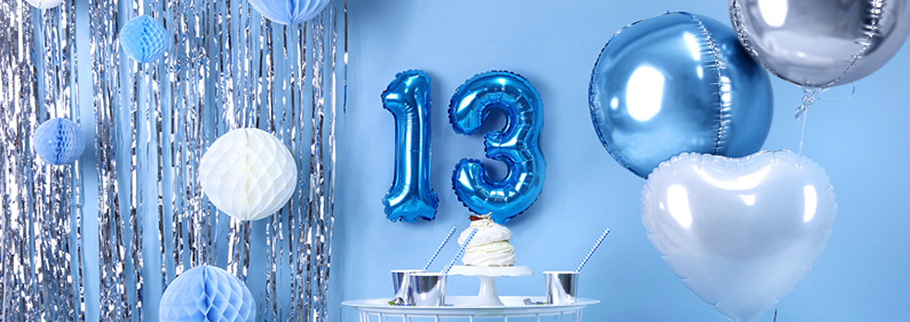 13th Birthday Balloons & Decorations