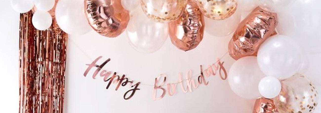 Rose Gold Birthday Party