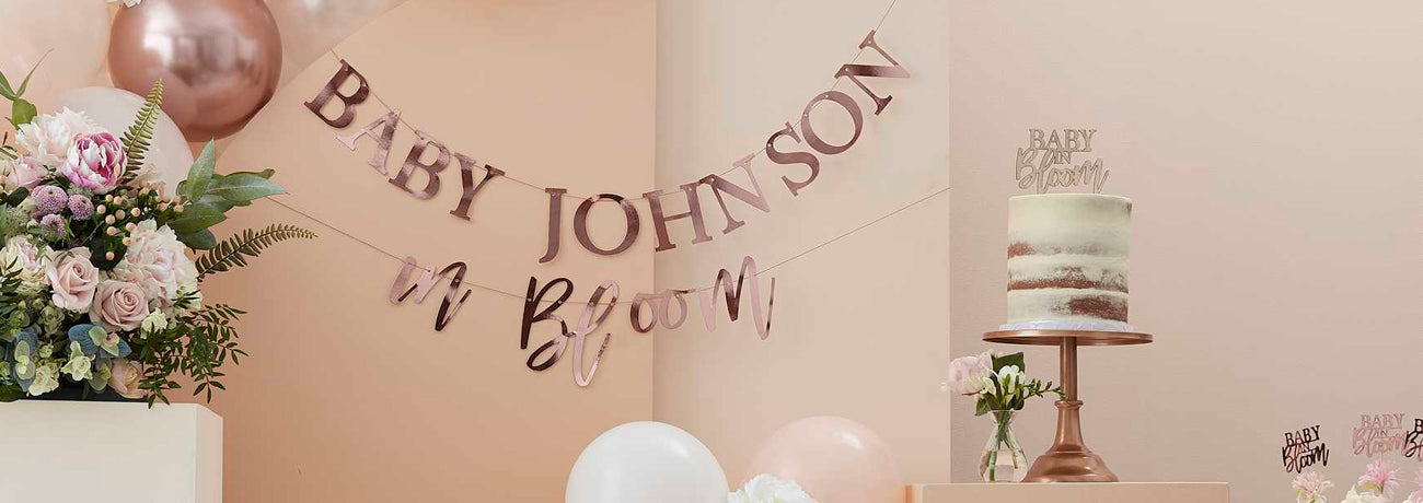 Rose Gold Baby Shower