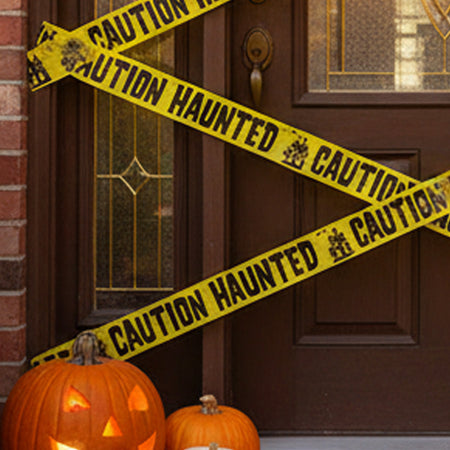 Caution Haunted Warning Tape - 6.1m