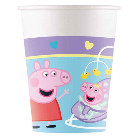 Peppa Pig Paper Cups - 200ml - Pack of 8