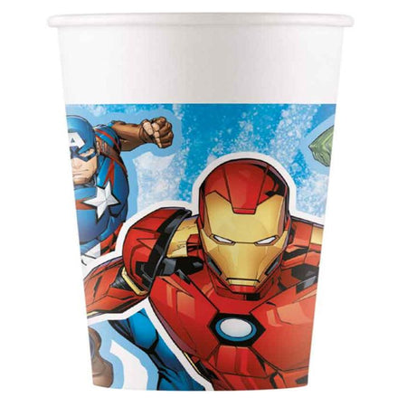Avengers Paper Cups - 200ml - Pack of 8