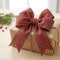 Tartan Red & Green Wired Edge Ribbon - 9.14m x 6.3cm