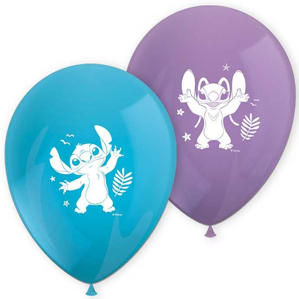 Lilo and Stitch Latex Balloons - 11" - Pack of 8