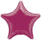 Burgundy Star Foil Balloon - 19