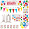 10th Birthday Rainbow Balloons Decoration Pack