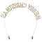 Metal Merry Christmas Tiara Headband