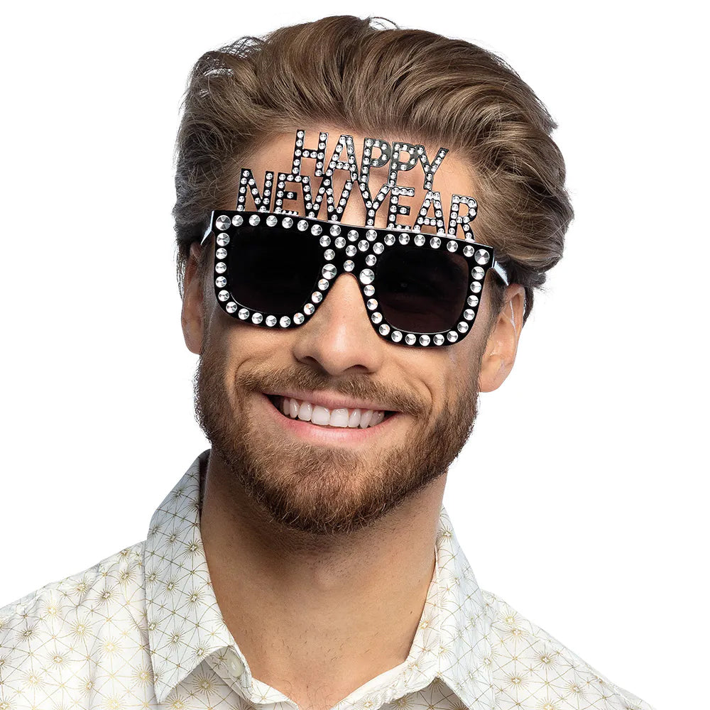 Happy New Year Party Bling Glasses