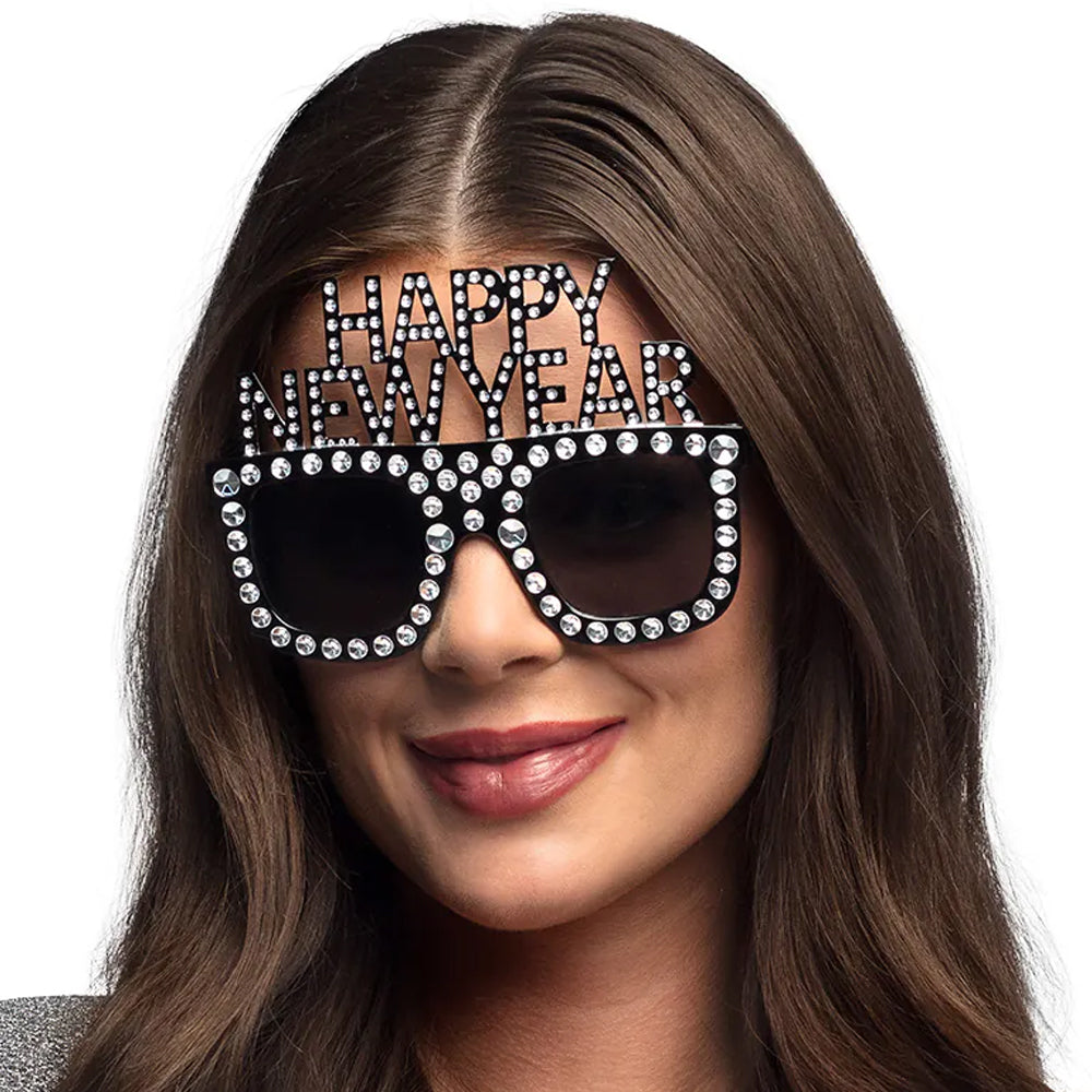 Happy New Year Party Bling Glasses
