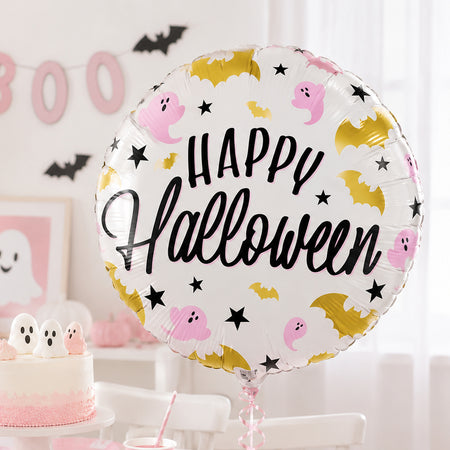 Halloween Glam Bats and Ghost Foil Balloon - 18