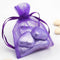 Purple Organza Bags - Pack of 10