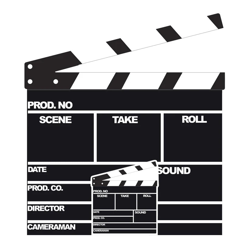Film Clapperboard Cardboard Cutout - 84cm