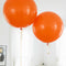 Orange Giant Round Latex Balloons - 24