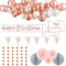 18th Birthday Rose Gold Glitz Decoration Pack
