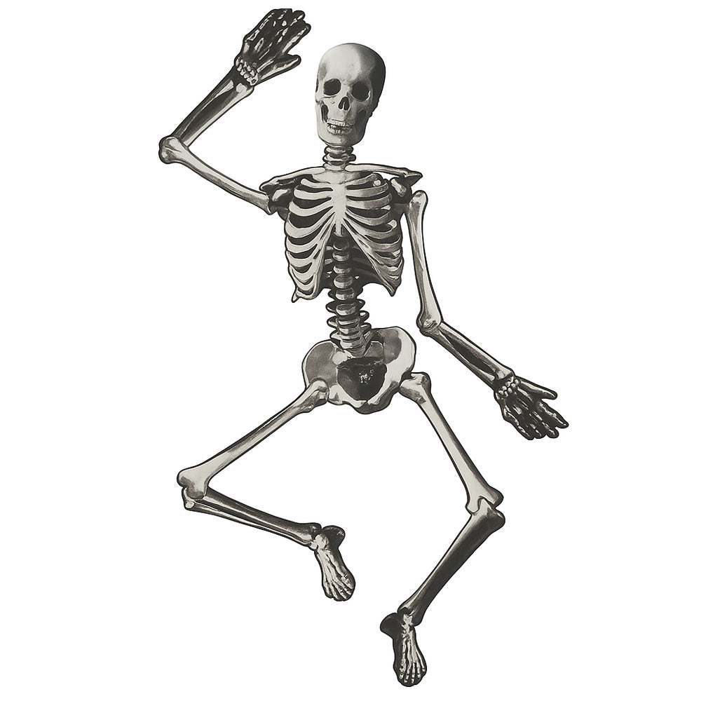 Skeleton Jointed Cutout Wall Decoration - 1.34m