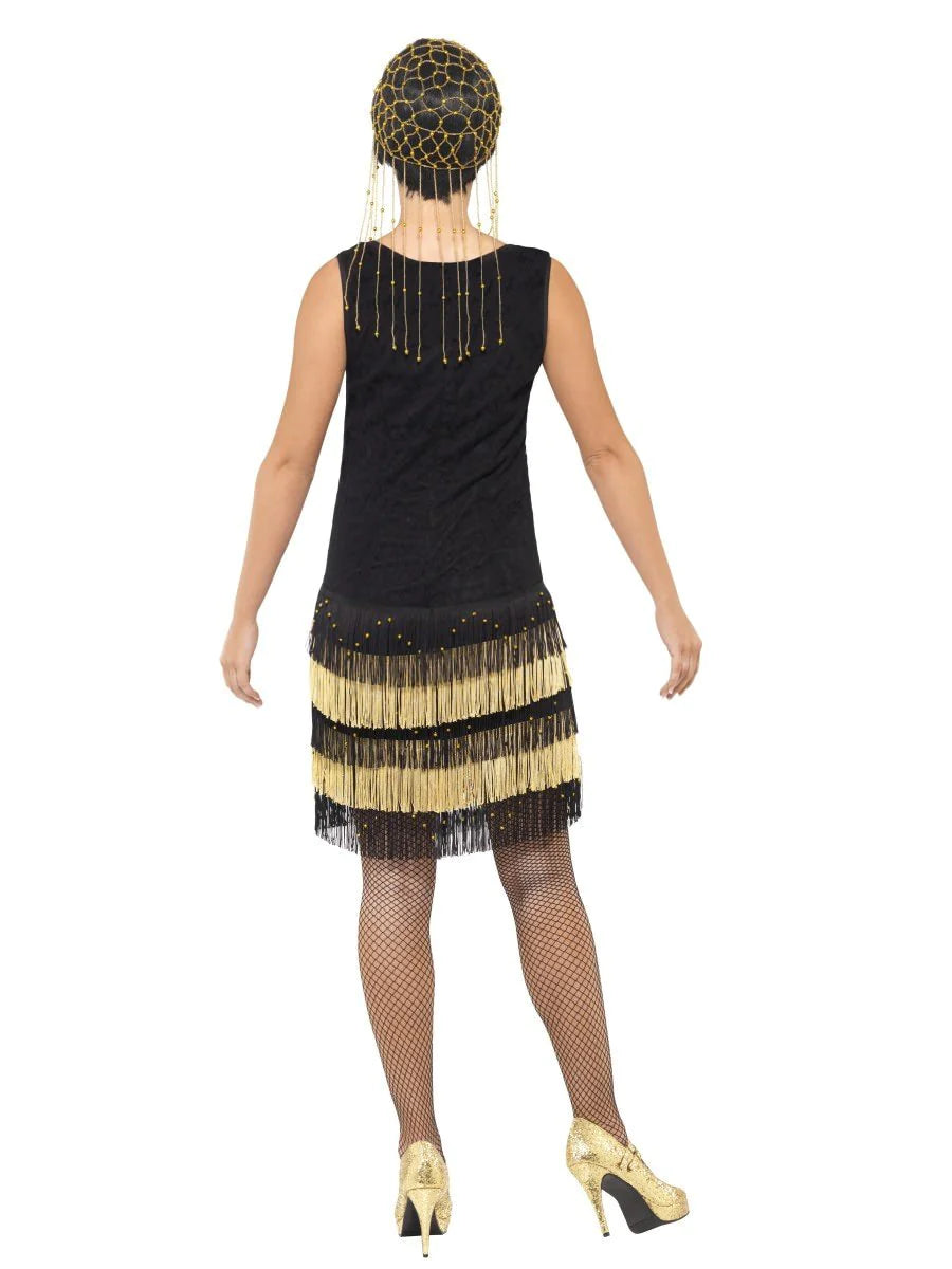 1920'S Fringed Beaded Flapper Costume