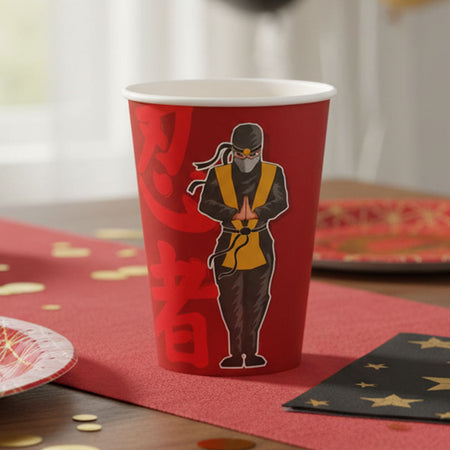 Ninja Paper Cups - 250ml - Pack of 8