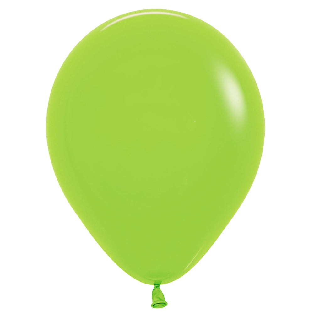 Lime Green Plain Colour Mini Latex Balloons - 5" - Pack of 10
