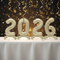 2026 Cool Champagne Grey-Gold Standing Balloons New Year Party