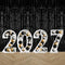 2027 New Year Balloon Frame Mosaic Number Stand Decoration - 81cm - Add Your Own Balloons!