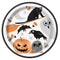 Halloween Bats & Boos Paper Plates - 23cm - Pack of 8