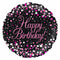 Pink Celebration Happy Birthday Foil Balloon - 18