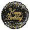 Gold Celebration Happy Birthday Foil Balloon - 18