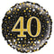 Gold Celebration 40th Birthday Foil Balloon - 18