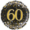 Gold Celebration 60th Birthday Foil Balloon - 18