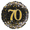 Gold Celebration 70th Birthday Foil Balloon - 18