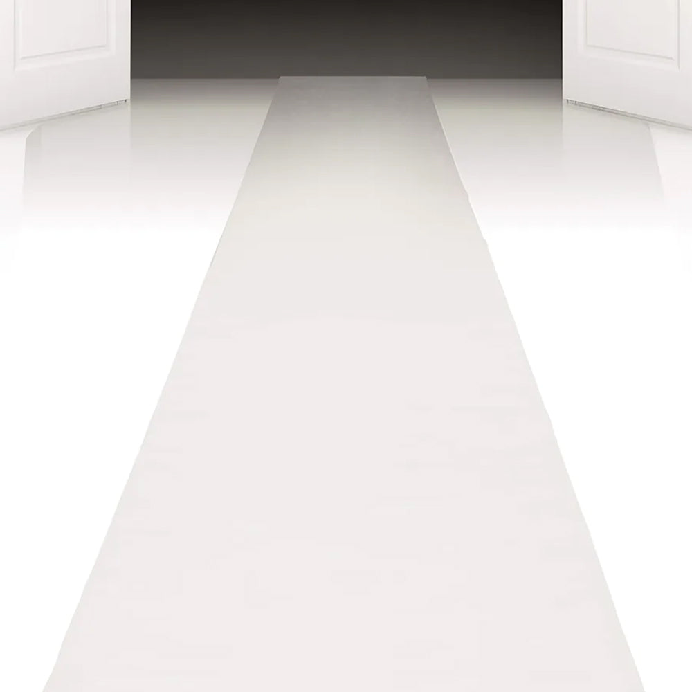 White Carpet Floor Runner - 450cm x 60cm