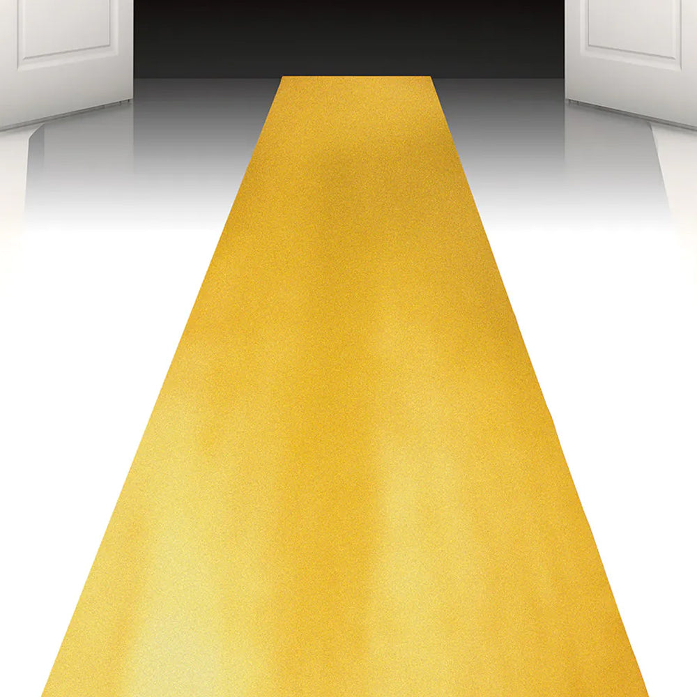 Gold Carpet Floor Runner - 450cm x 60cm