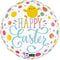 Happy Easter Dots Chick Foil Balloon - 18