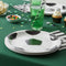 3-D Football Plates - 23cm - Pack of 8