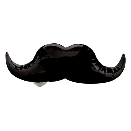 Small Air Fill Moustache Shaped Foil Balloon - 13
