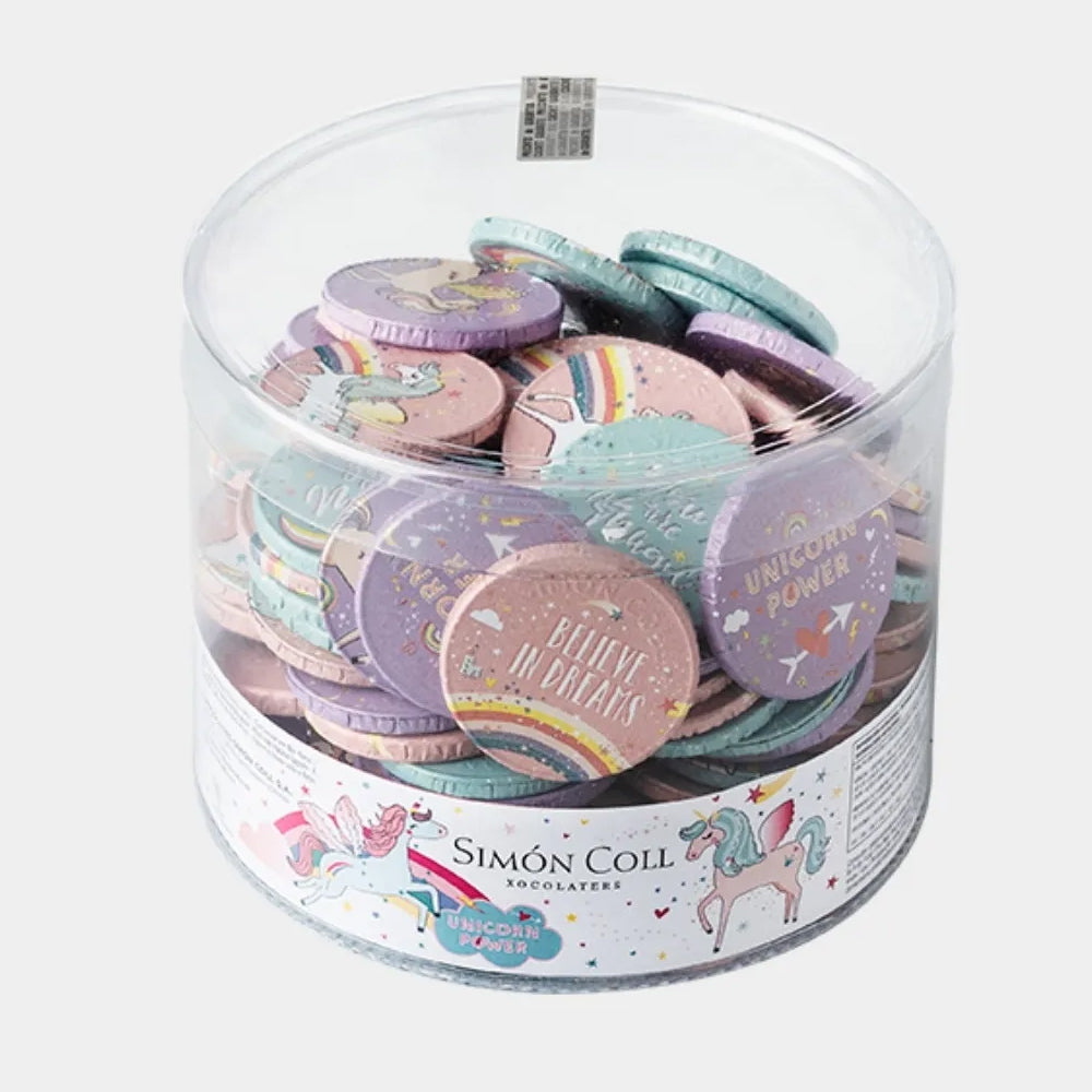 Unicorn Chocolate Coins - 4.1g - Each