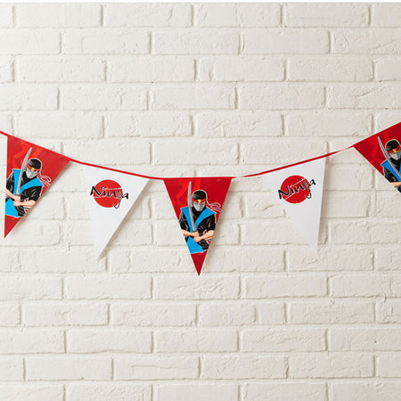 Ninja Party Bunting - 6m