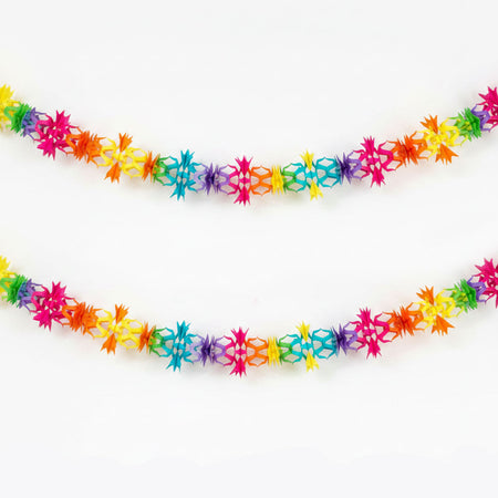 Multi Colour Tissue Paper Garland - 4m