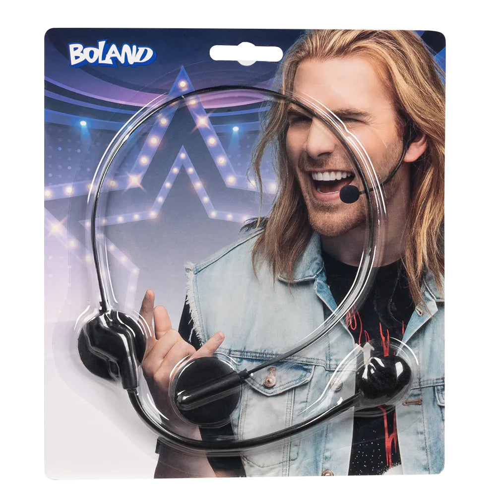 Fake Microphone Headset