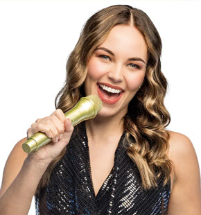 Deluxe Gold Microphone - 23.5cm