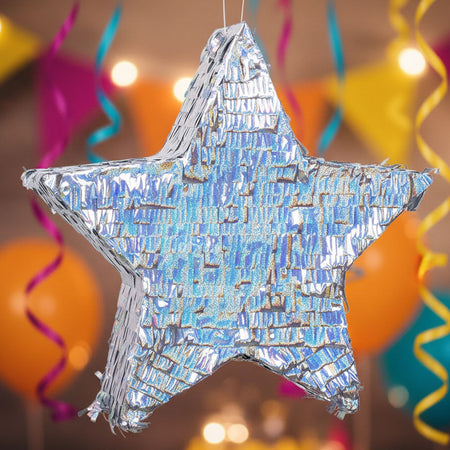 Silver Star Pinata