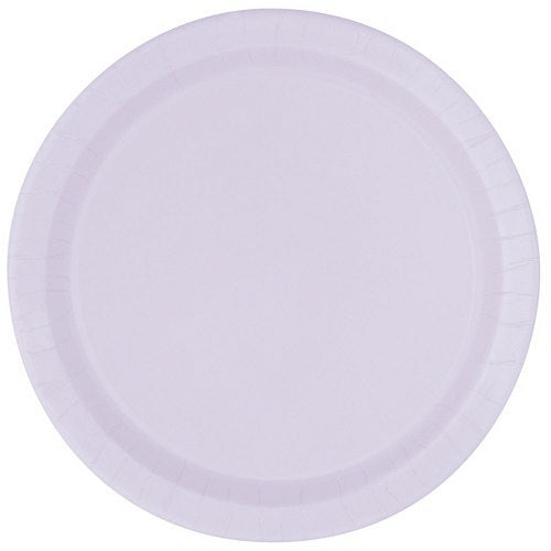 Pastel Lilac Paper Plates - Each - 9"